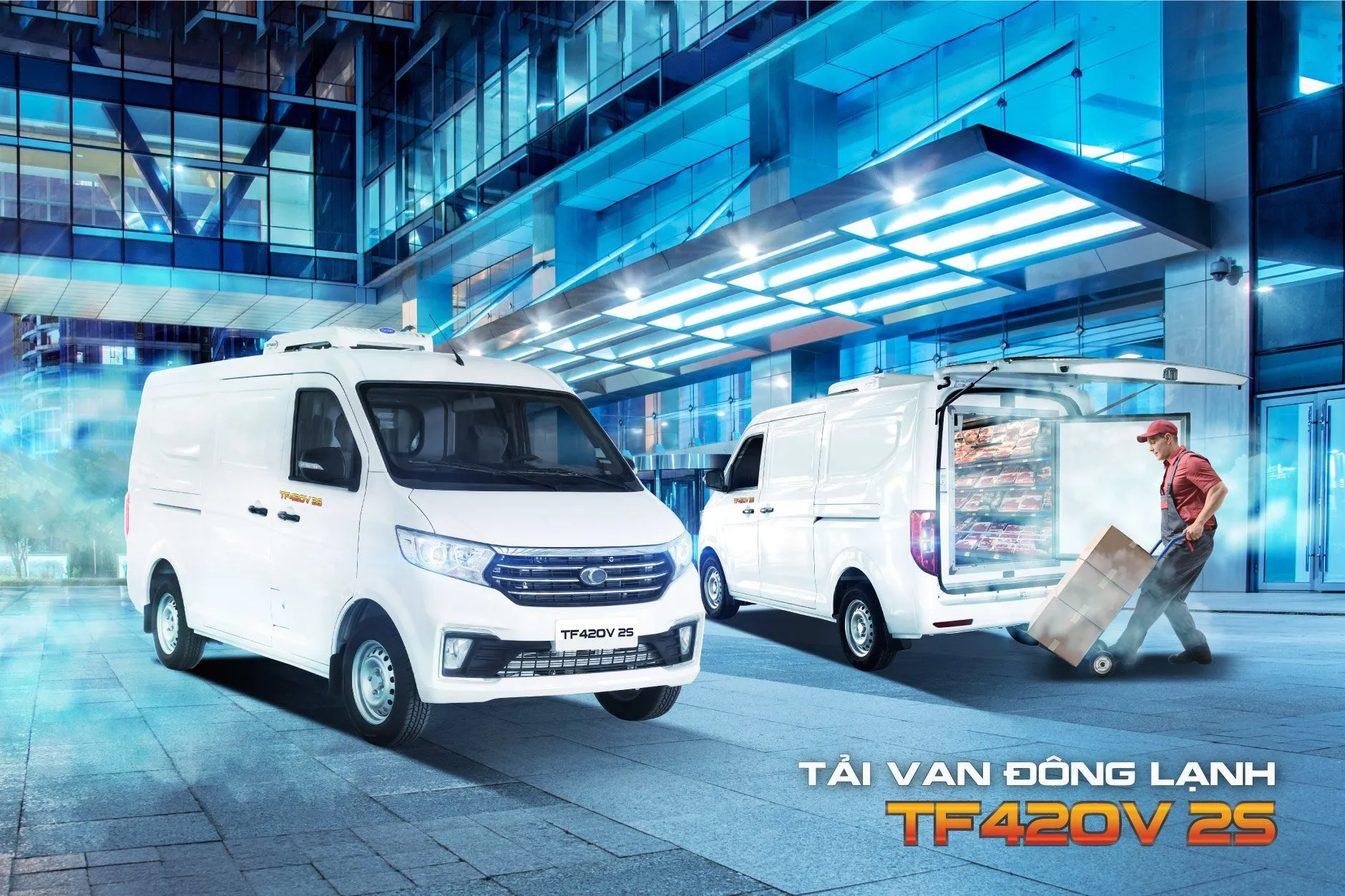 XE TẢI VAN ĐÔNG LẠNH THACO TF420V 2S - ĐÁP ỨNG NHU CẦU VẬN CHUYỂN HÀNG ĐÔNG LẠNH TRONG NỘI THÀNH 24/7